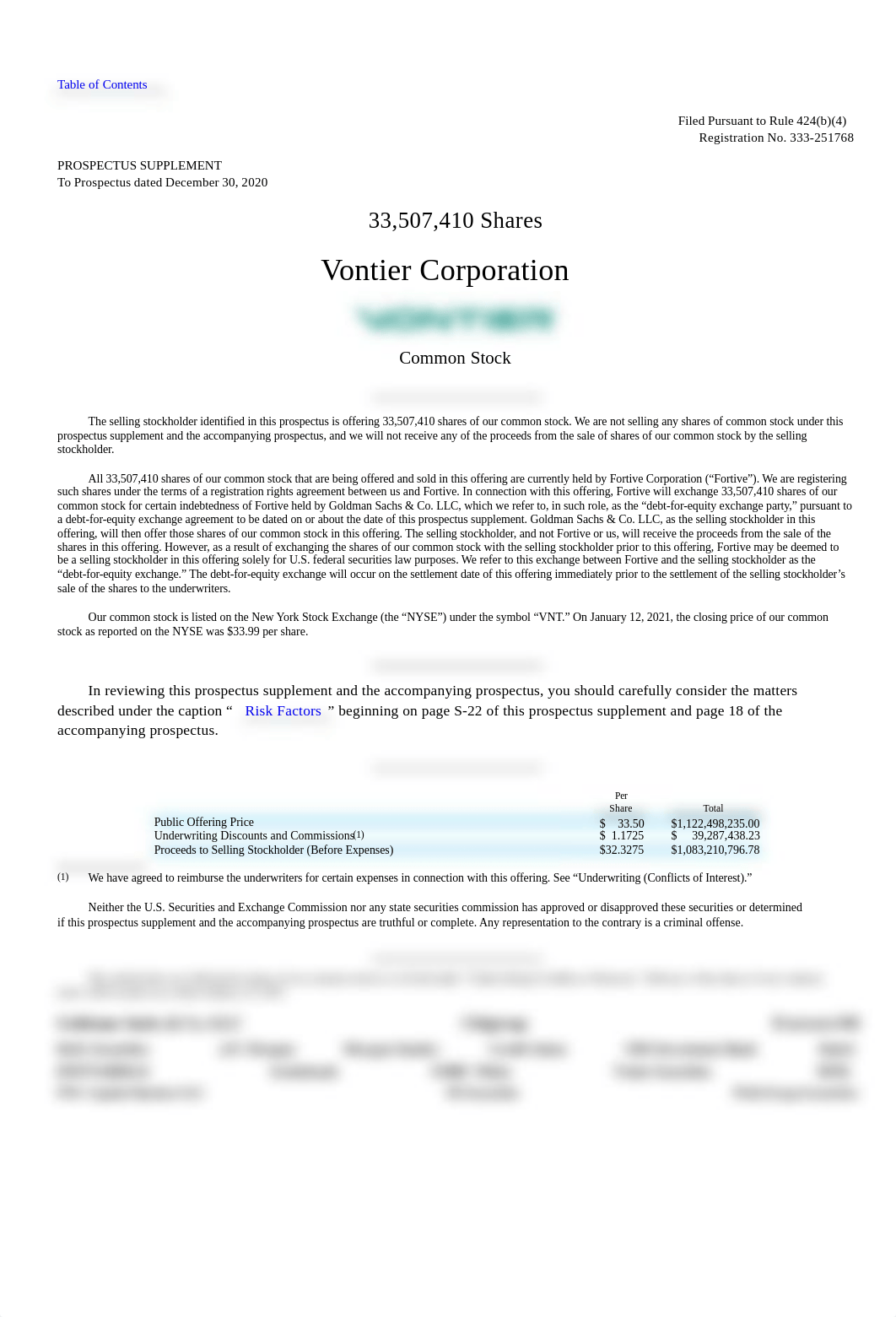 Vontier Corp. (VNT-NY) - Follow-on - Main _ Prospectus - 1,122,498,235 USD Common Stock.pdf_d956is3cag7_page1