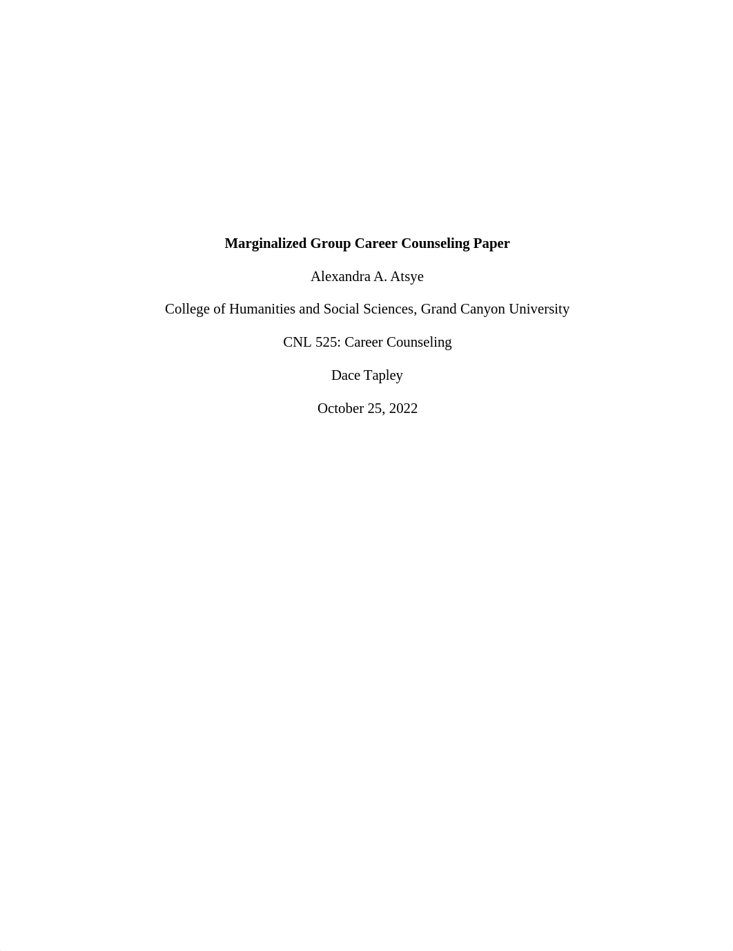 CNL 525- Marginalized Group Career Counseling Paper.docx_d959g658o8w_page1