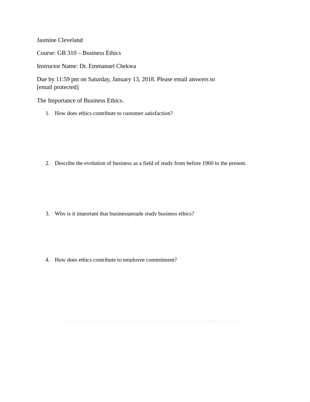 J. ClevelandGB310 PreclassAssignmentJanuary2018.docx_d95a094k93s_page1