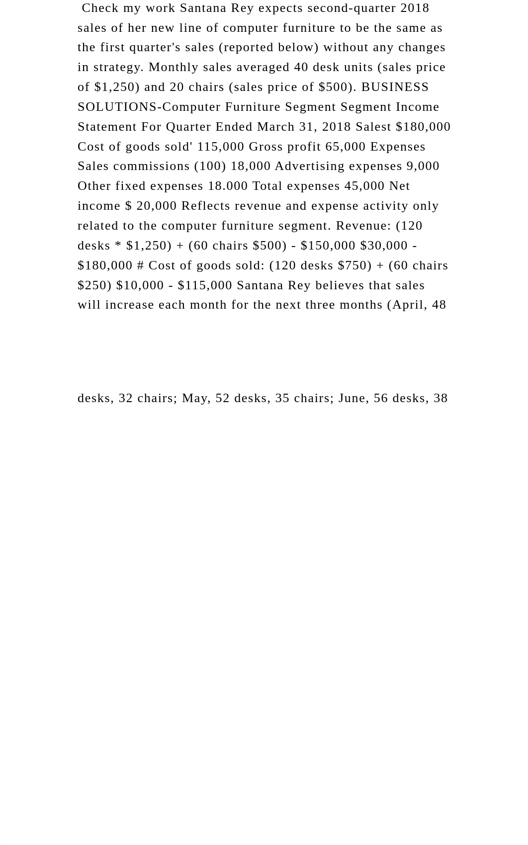 Check my work Santana Rey expects second-quarter 2018 sales of her ne.docx_d95gp68joof_page2