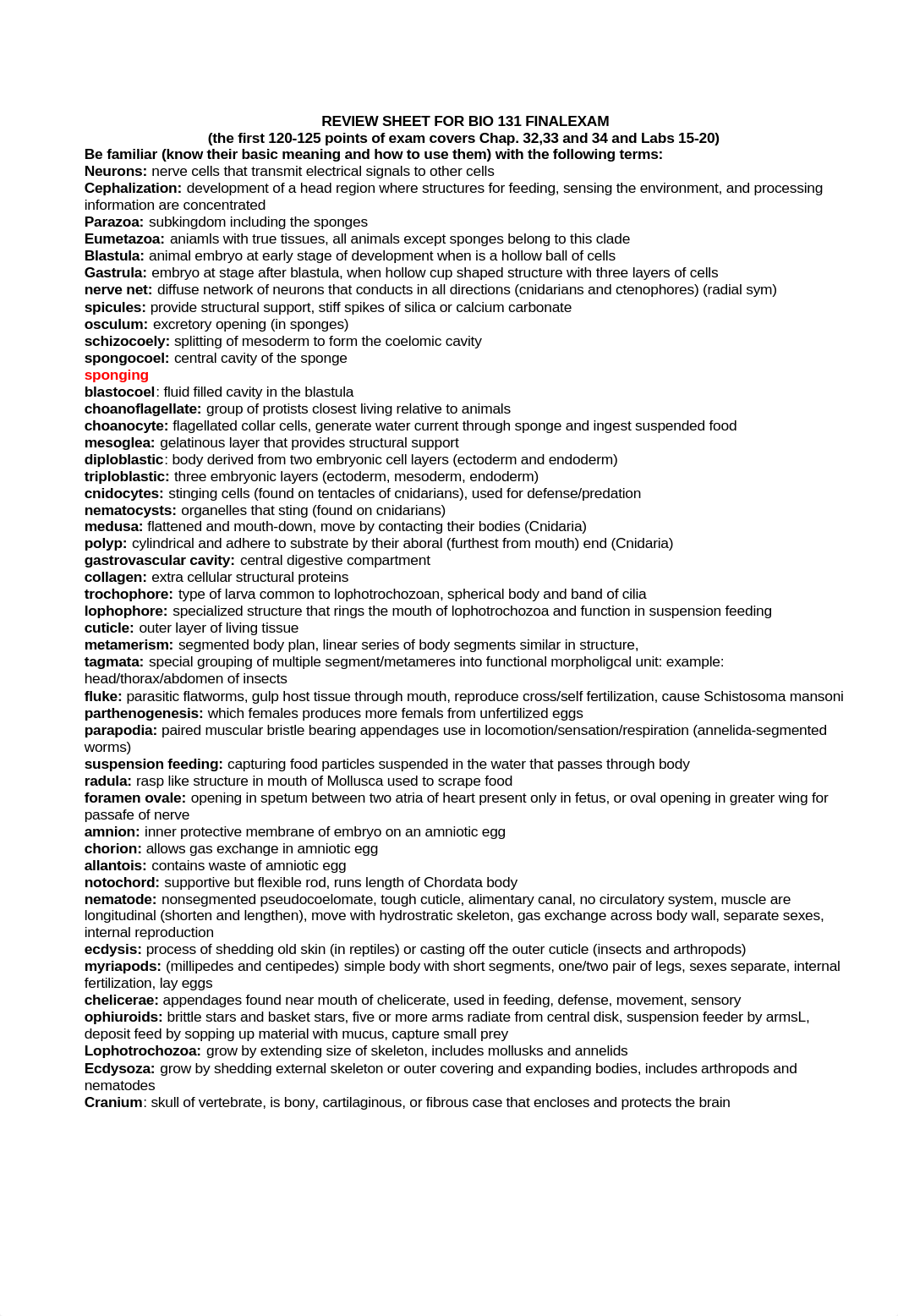 Biodiversity Final Exam Study Guide .docx_d95j0xwjxbc_page1