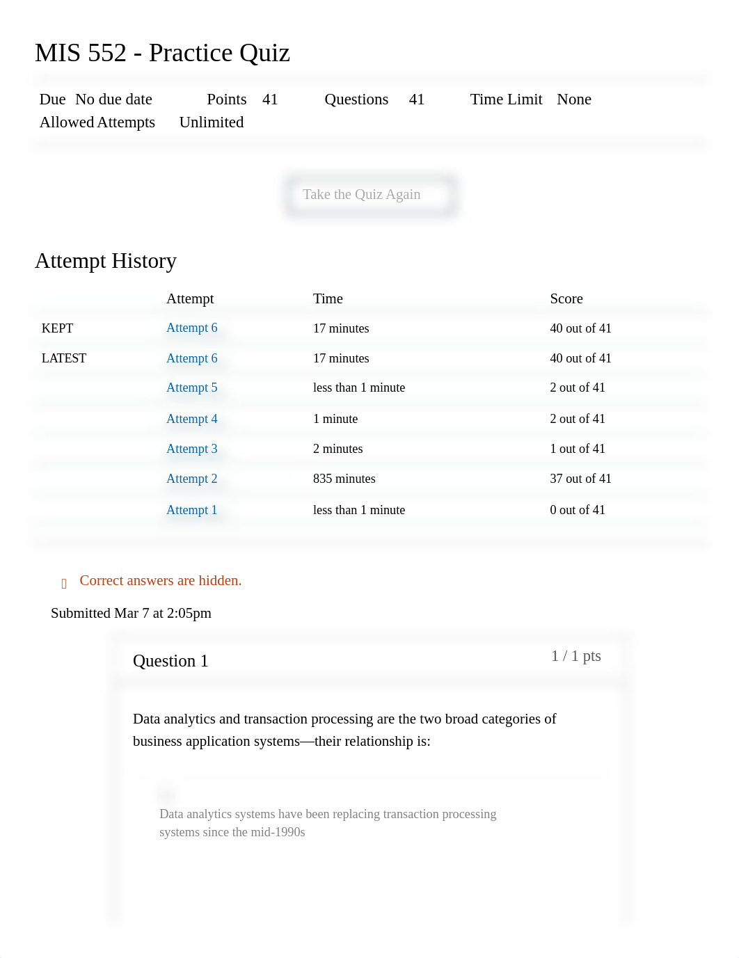 MIS 552 - Practice Quiz_ 23SP - EXIT EXAM.pdf_d95q3par5po_page1