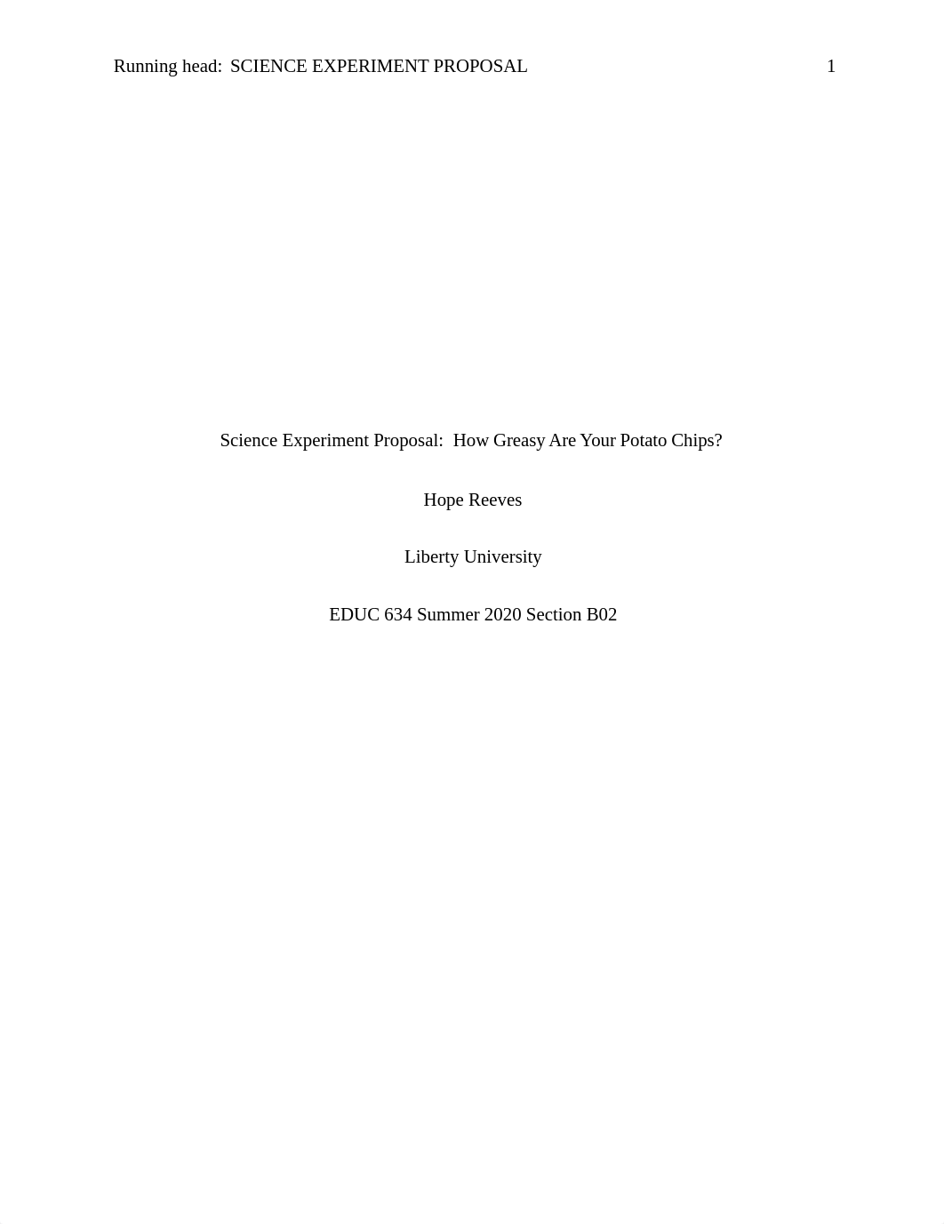 Science Experiment Proposal Hope Reeves Wk 2.docx_d95wsfg7niy_page1