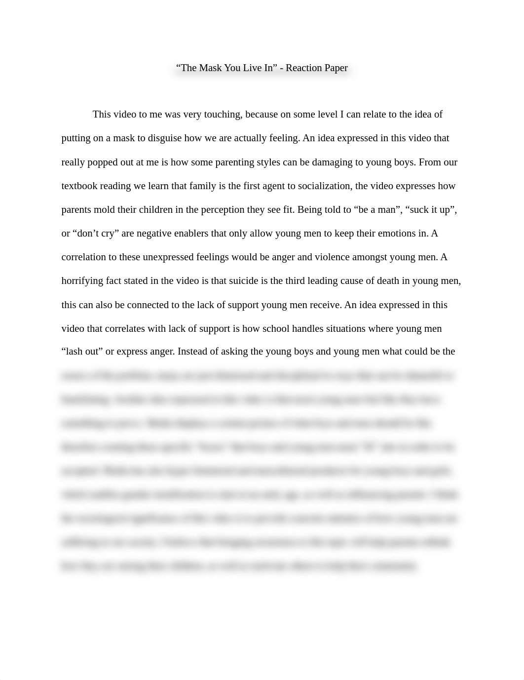 "The Mask You Live In" - Reaction Paper.pdf_d96d2foxr5o_page1