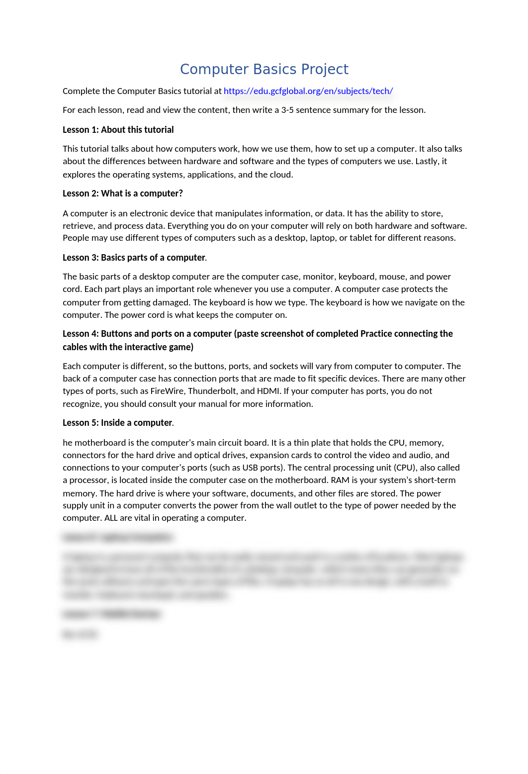 GCF LearnFree.org Computer Basics Questions and Summary-Quiz.docx_d96ia7fw34z_page1