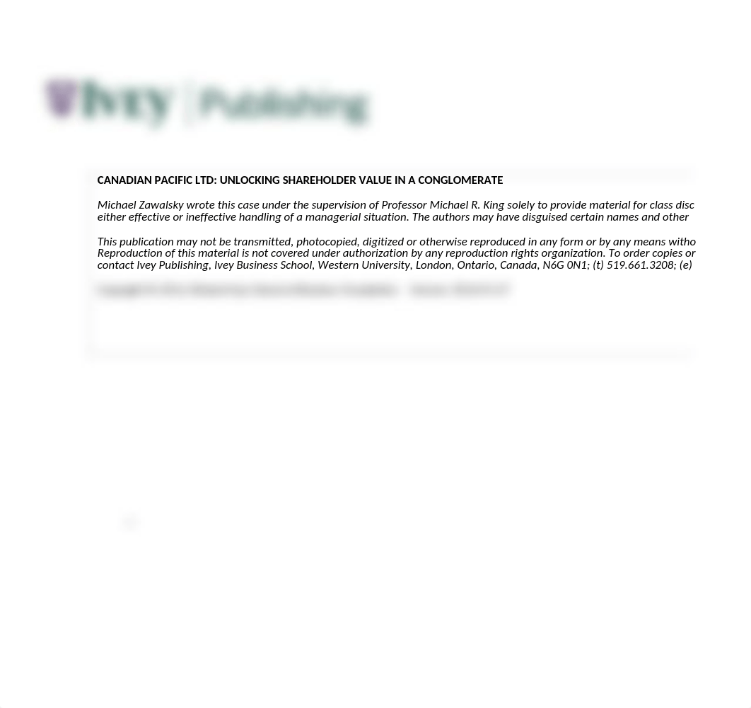 Canadian Pacific Divestiture EXAMPLE OF COMP VALUATION (1).xlsx_d96sskqldo7_page1