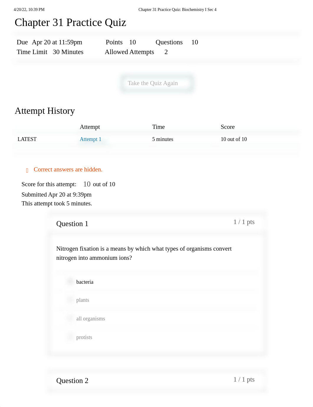 Biochemistry Chapter 31 Practice Quiz.pdf_d978l4875uy_page1