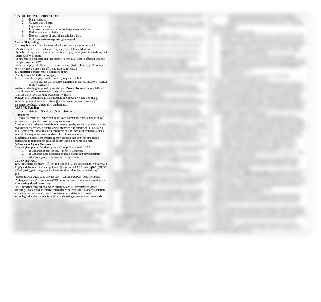 Cheat Sheet Environmental Law Spring 2012_d97pywyrd4s_page1