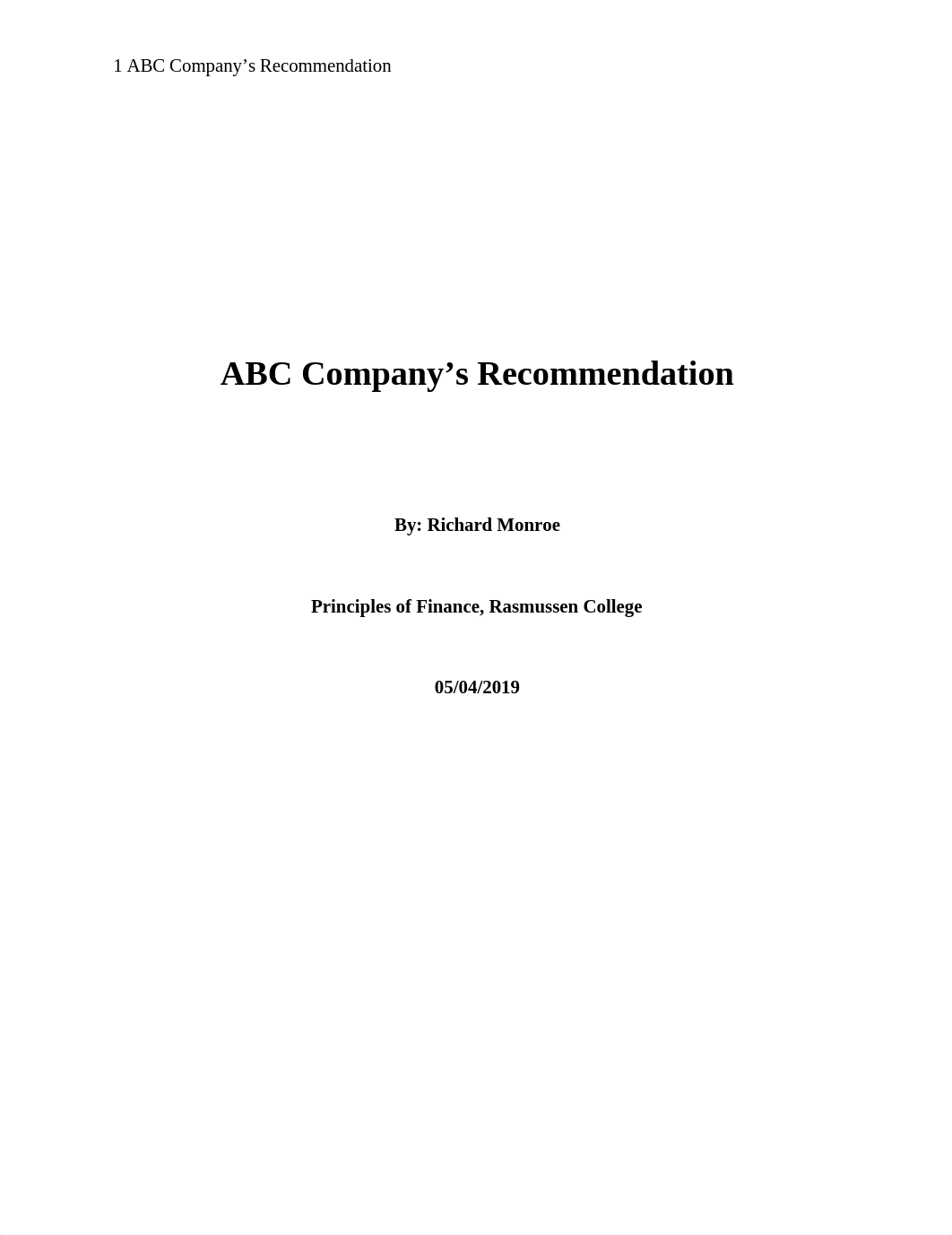 Rmonroe_ABC Company Recommendation_050419.docx_d97wcvlzgzv_page1