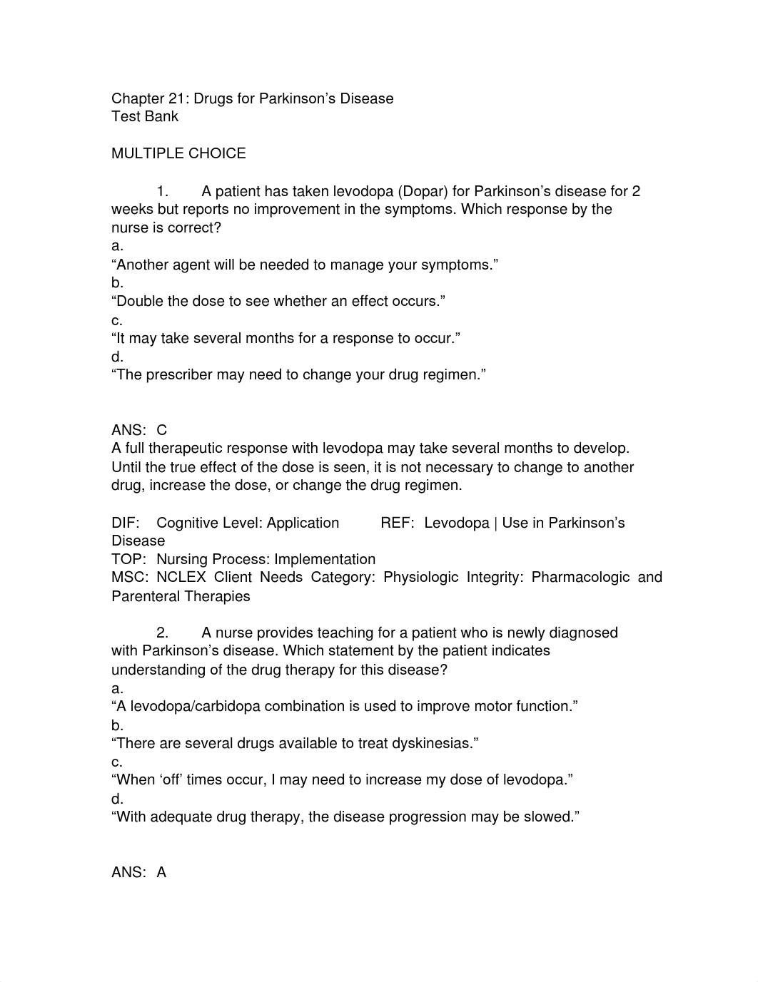 Drugs for Parkinson's Disease_d97wnaagjo2_page1