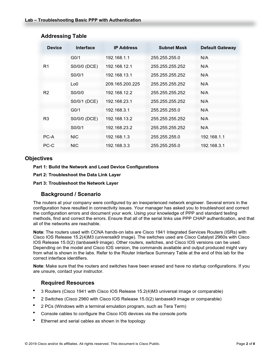 2.4.1.5 Lab - Troubleshooting Basic PPP with Authentication (1).docx_d980yqnmoxc_page2