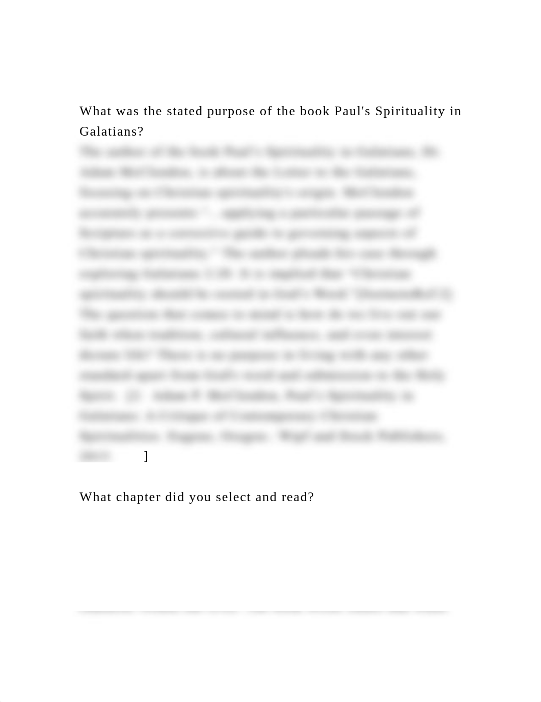 What was the stated purpose of the book Pauls Spirituality in Gal.docx_d985ioyv330_page2