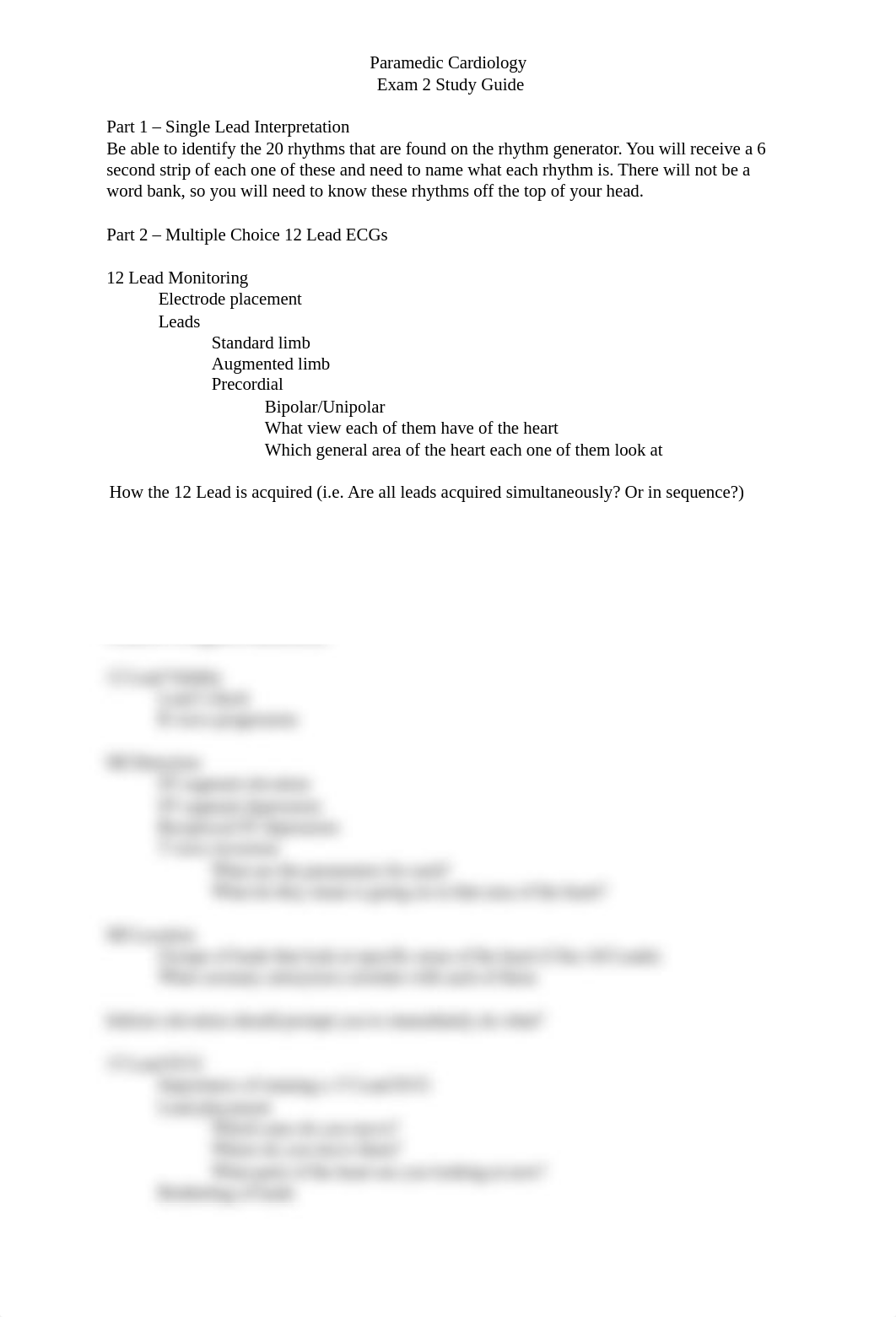 Cardiology Exam 2 Study Guide.docx_d98dcjcbplf_page1