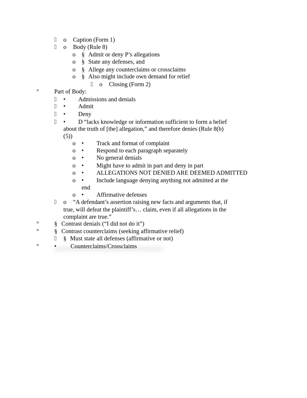 Accumulation of Civil Procedure outline and notes_d98epzpqbpy_page2