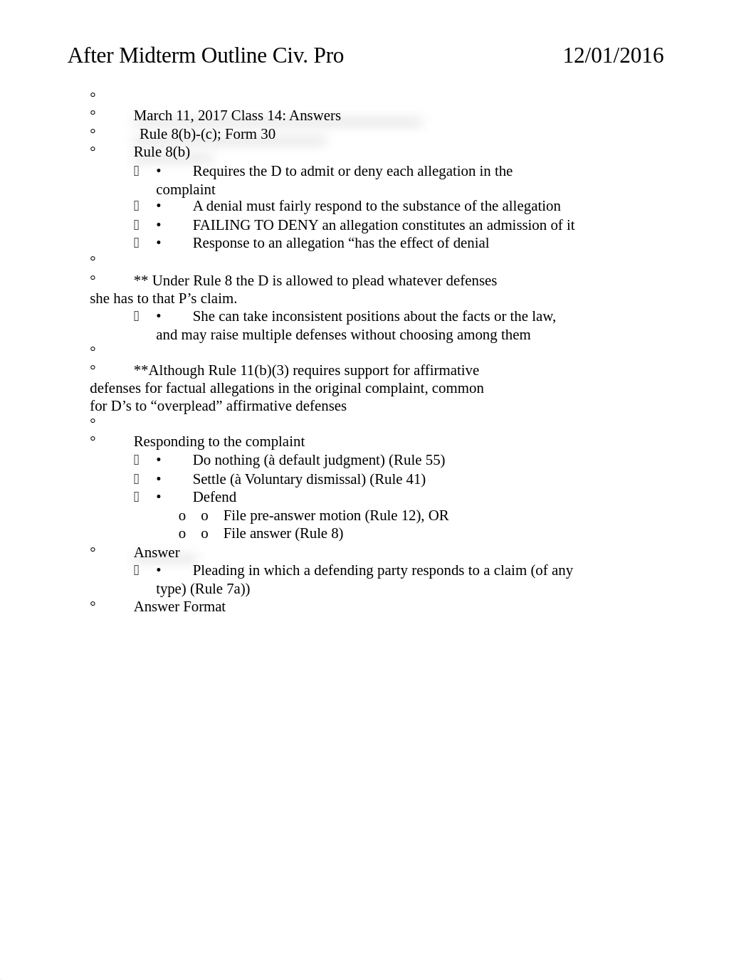 Accumulation of Civil Procedure outline and notes_d98epzpqbpy_page1