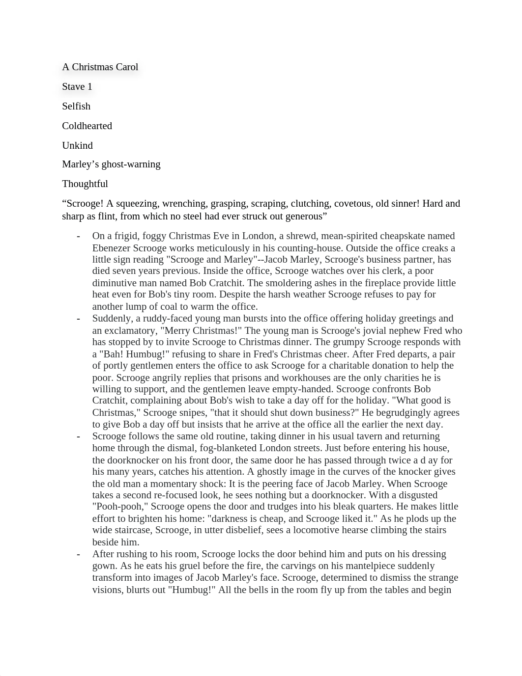 A Christmas Carol In class Writing Assignment Notes.docx_d98fa3fzmba_page1