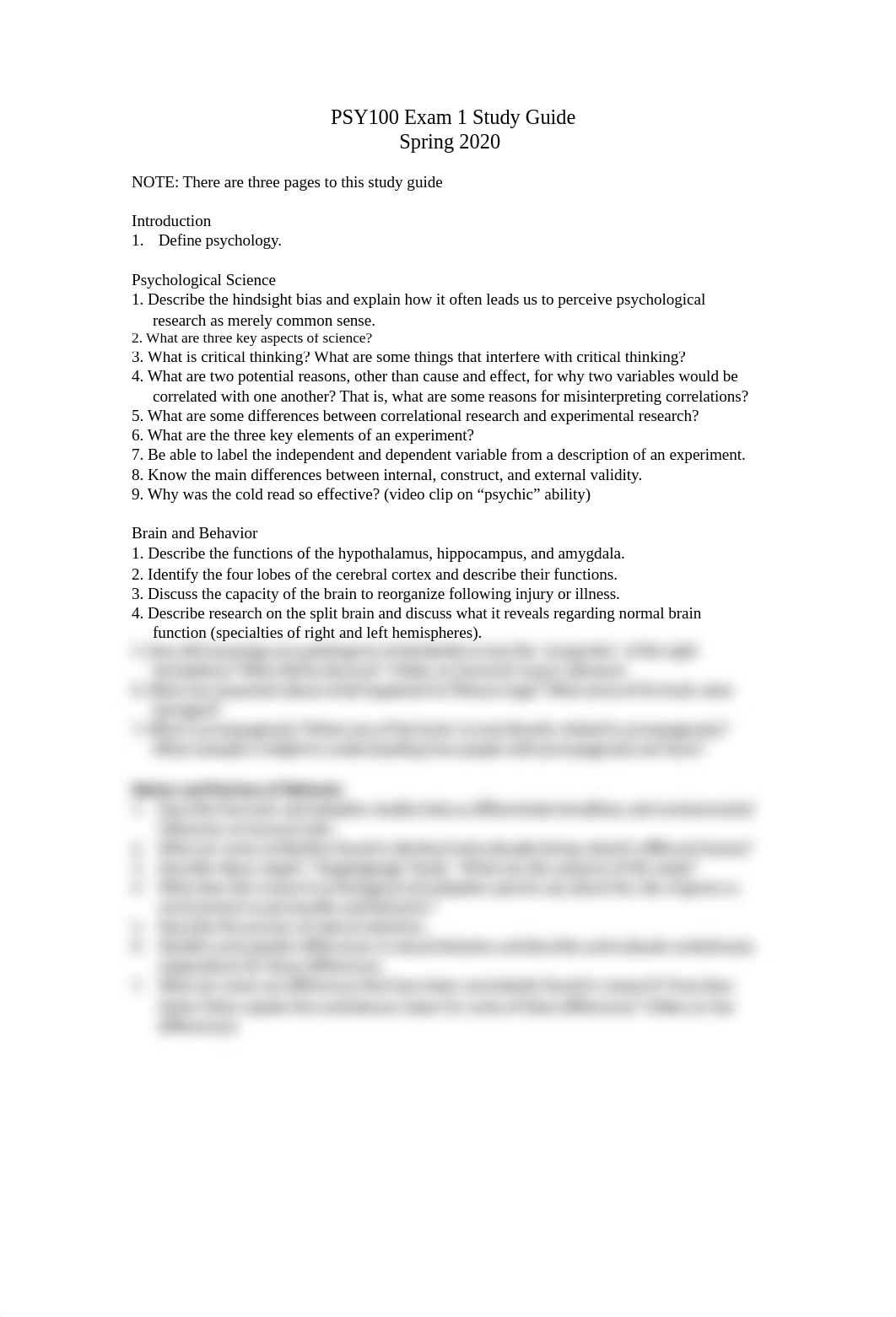 Psych Exam 1 Study Guide.docx_d98g1d1y98a_page1