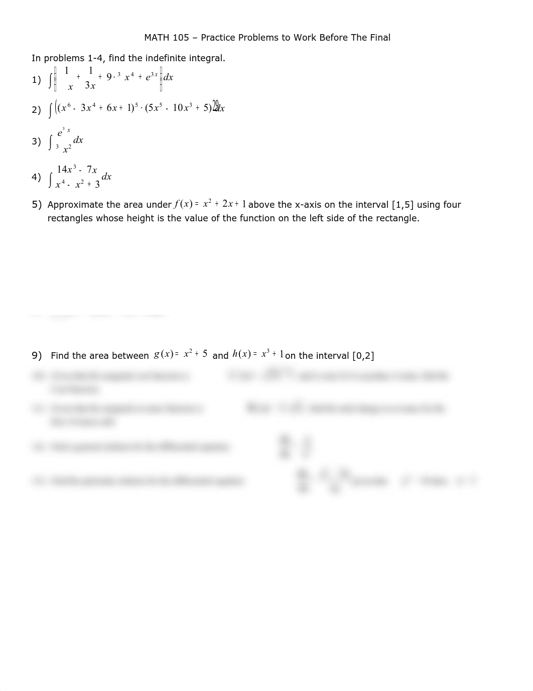 Final Exam on Applied Calculus_d98iadjzkbv_page1