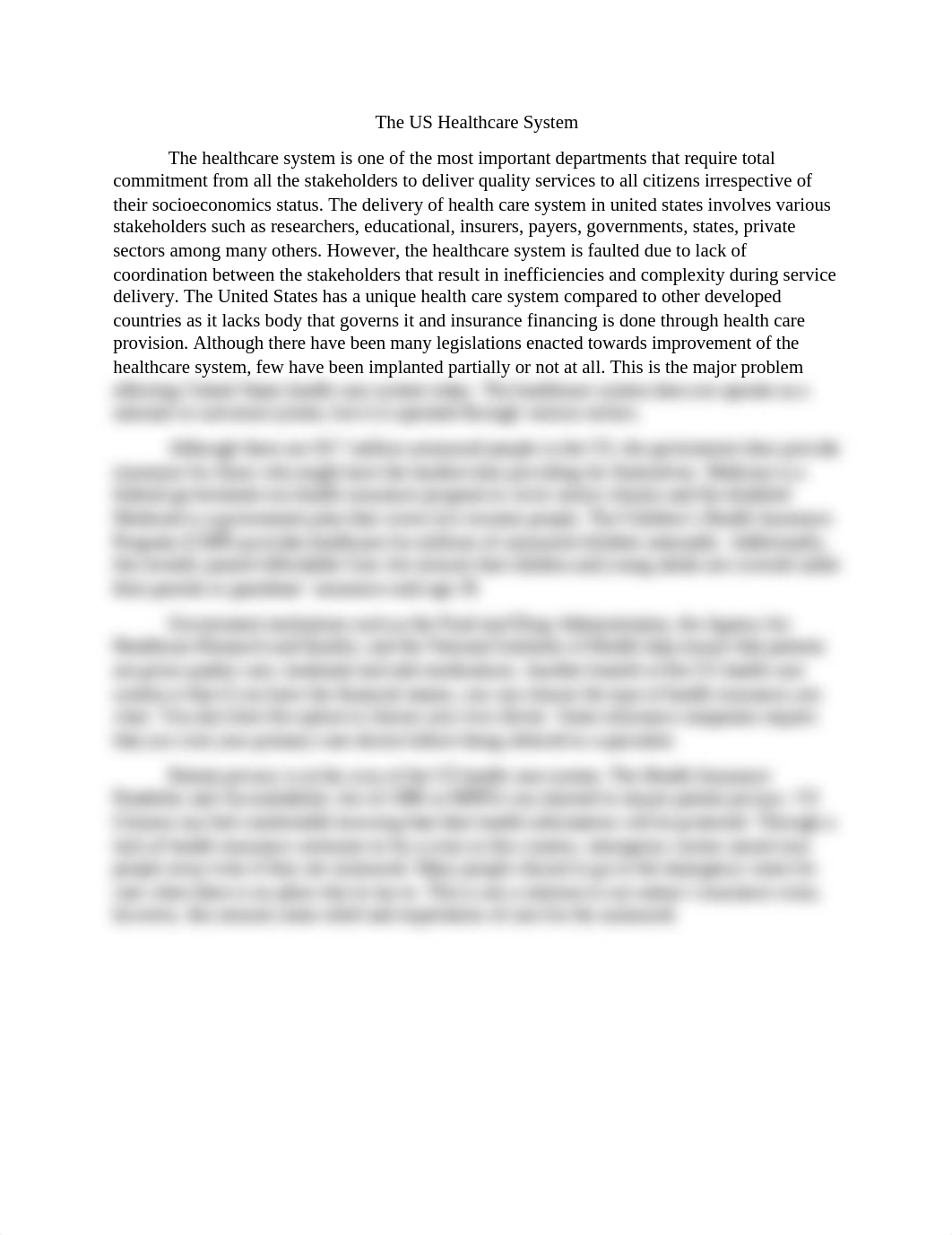 US Healthcare System.docx_d98swwro9ds_page1