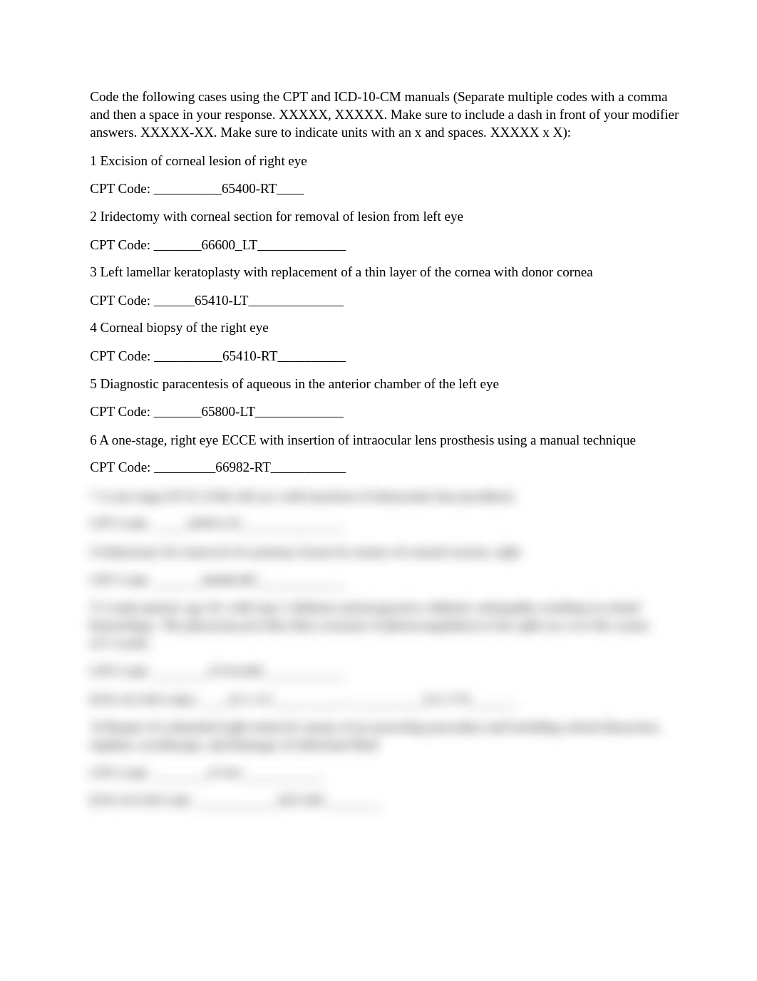 Code the following cases using the CPT and ICD.docx_d98wm7kb8gn_page1