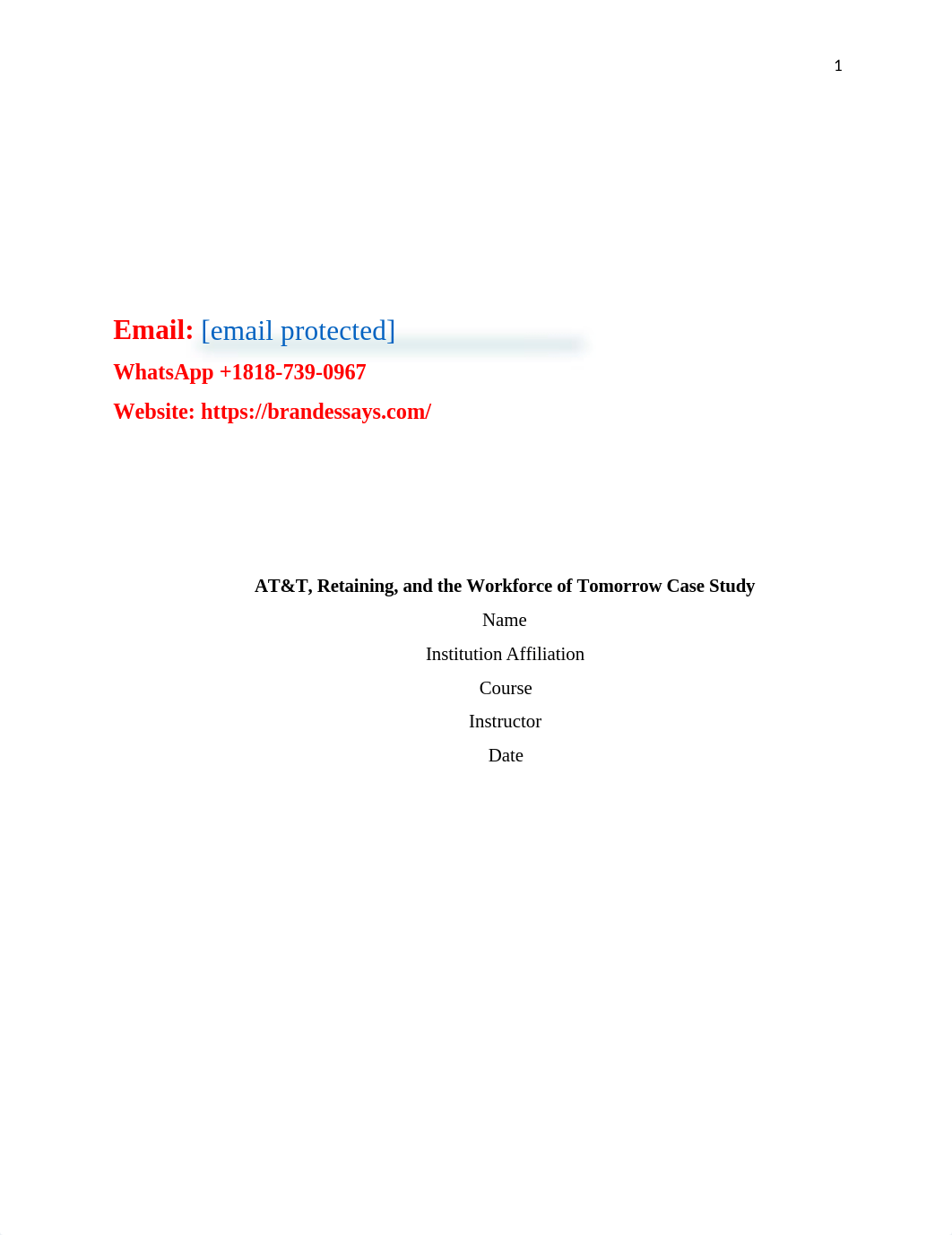 AT&T, Retaining, and the Workforce of Tomorrow Case Study.docx_d993hcwao96_page1