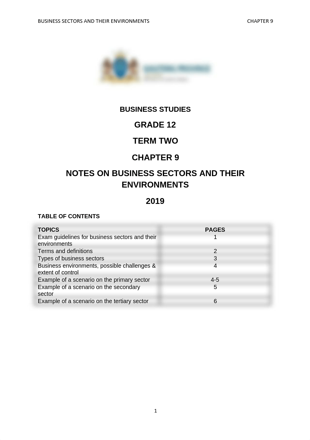 CHAPTER 9 BUSINESS STUDIES NOTES ON BUSINESS SECTORS AND THEIR ENVIRONMENTS(1).pdf_d994z25ey5q_page1