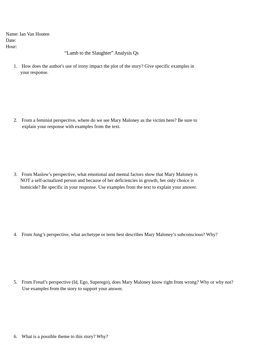 Lamb to the Slaughter Analysis Questions.pdf_d99r6v4a3h5_page1