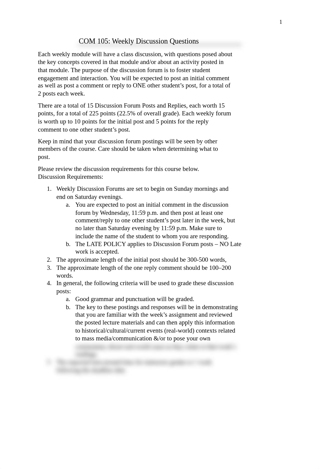 COM 105 weekly discussion questions.docx_d99sbcr0du3_page1