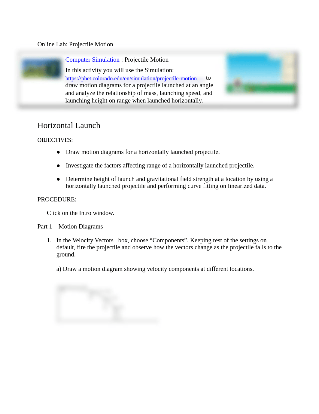 Online Lab Projectile Motion (1).pdf_d99vpcef6xh_page1