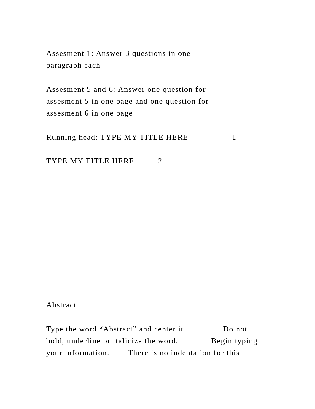 Assesment 1 Answer 3 questions in one paragraph eachAssesment 5.docx_d99x954m2eb_page2