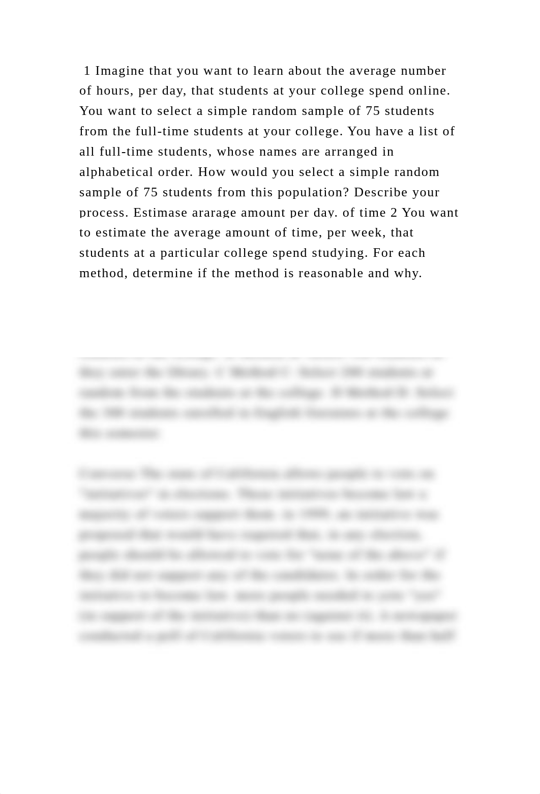 1 Imagine that you want to learn about the average number of hours, p.docx_d99yq2jf5kv_page2