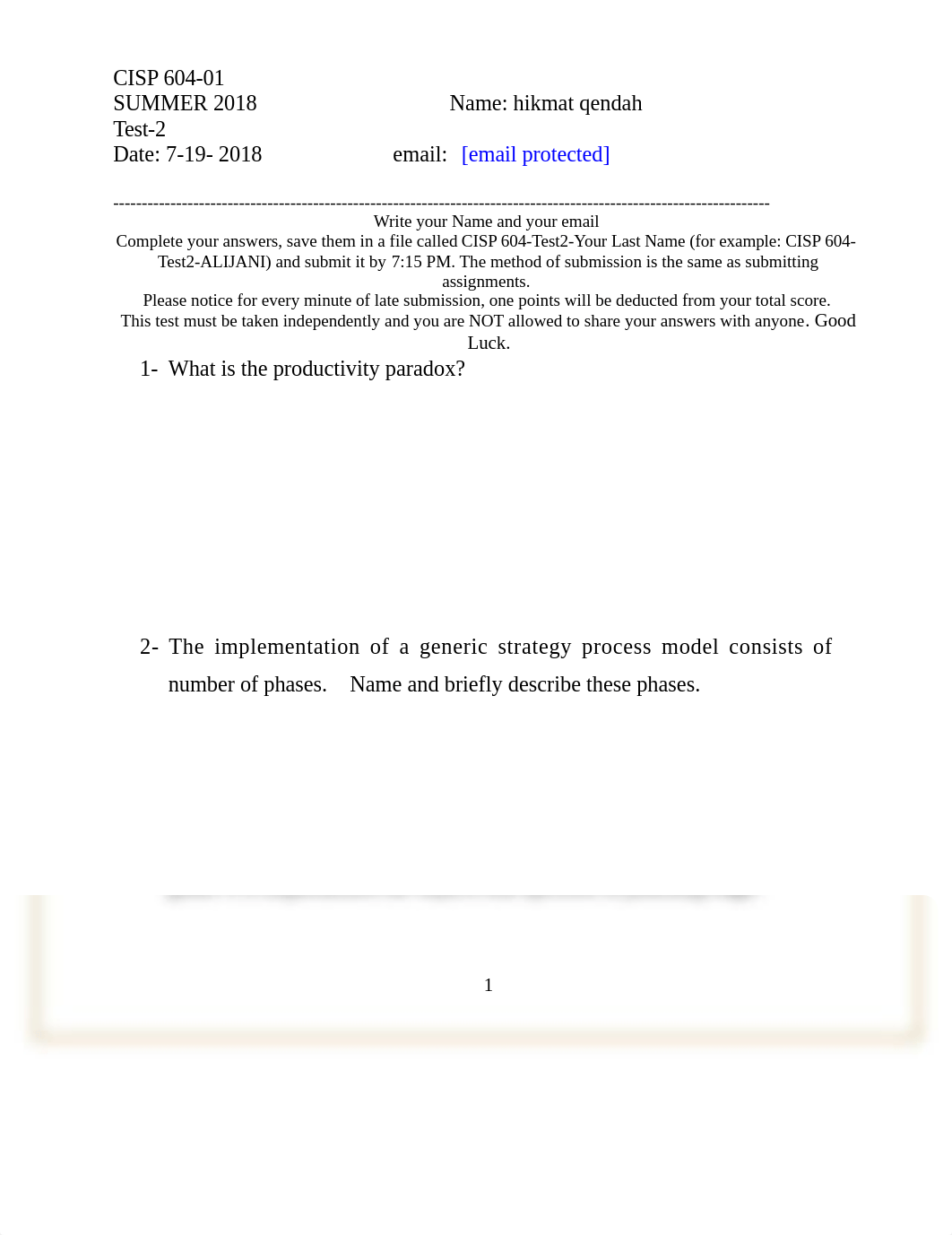 CISP 604 -TEST-2 QENDAH.docx_d9a0yvo52as_page1