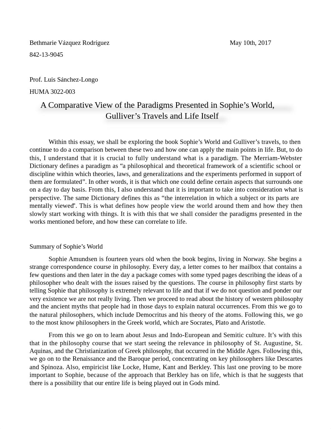 A comparative view of the paradigms presented in Sophie's world, Gulliver's Travels and life.docx_d9a1py1prsp_page1