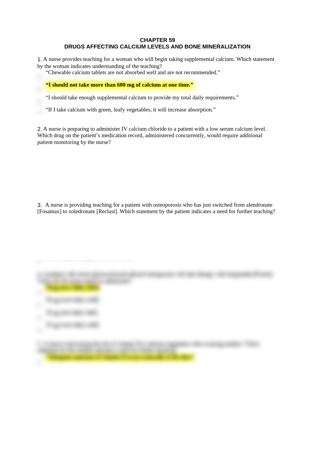 Practice Questions_Chapter 59_Drugs Affecting Calcium Levels and Bone Mineralization.docx_d9akavjowfi_page1