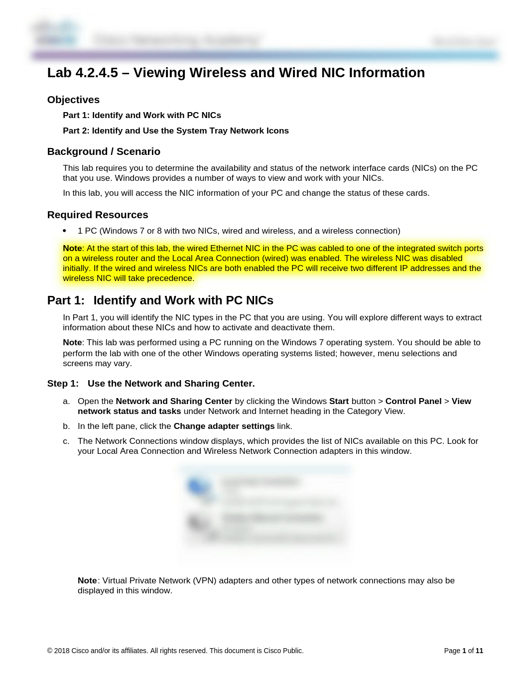 4.2.4.5 Lab - Viewing Wired and Wireless NIC Information-1 snyder.docx_d9aqsggjxrx_page1