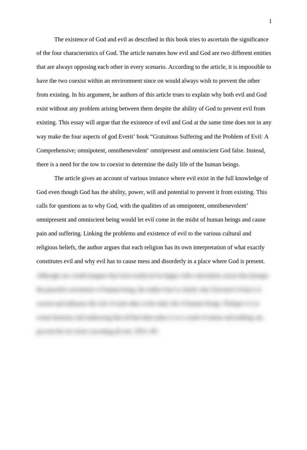 Argument That The Presence Of Evil Does Not Diminish The Possibility Of An All-Good, All-.doc_d9awatm1s9r_page2