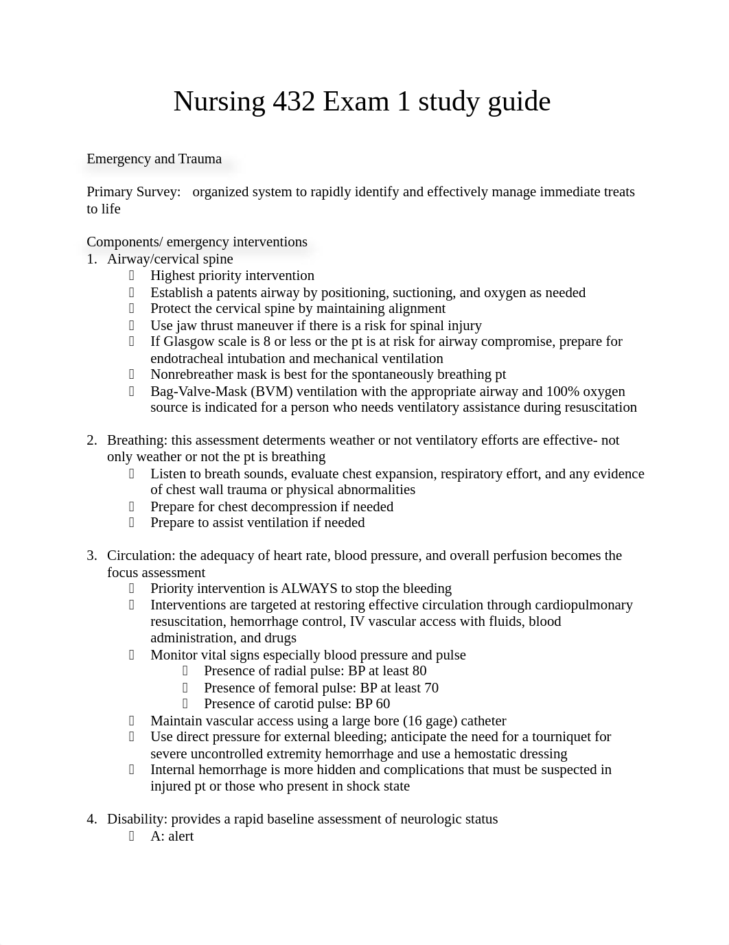 Nursing 432 Exam 1 study guide.docx_d9axdnrlgvu_page1