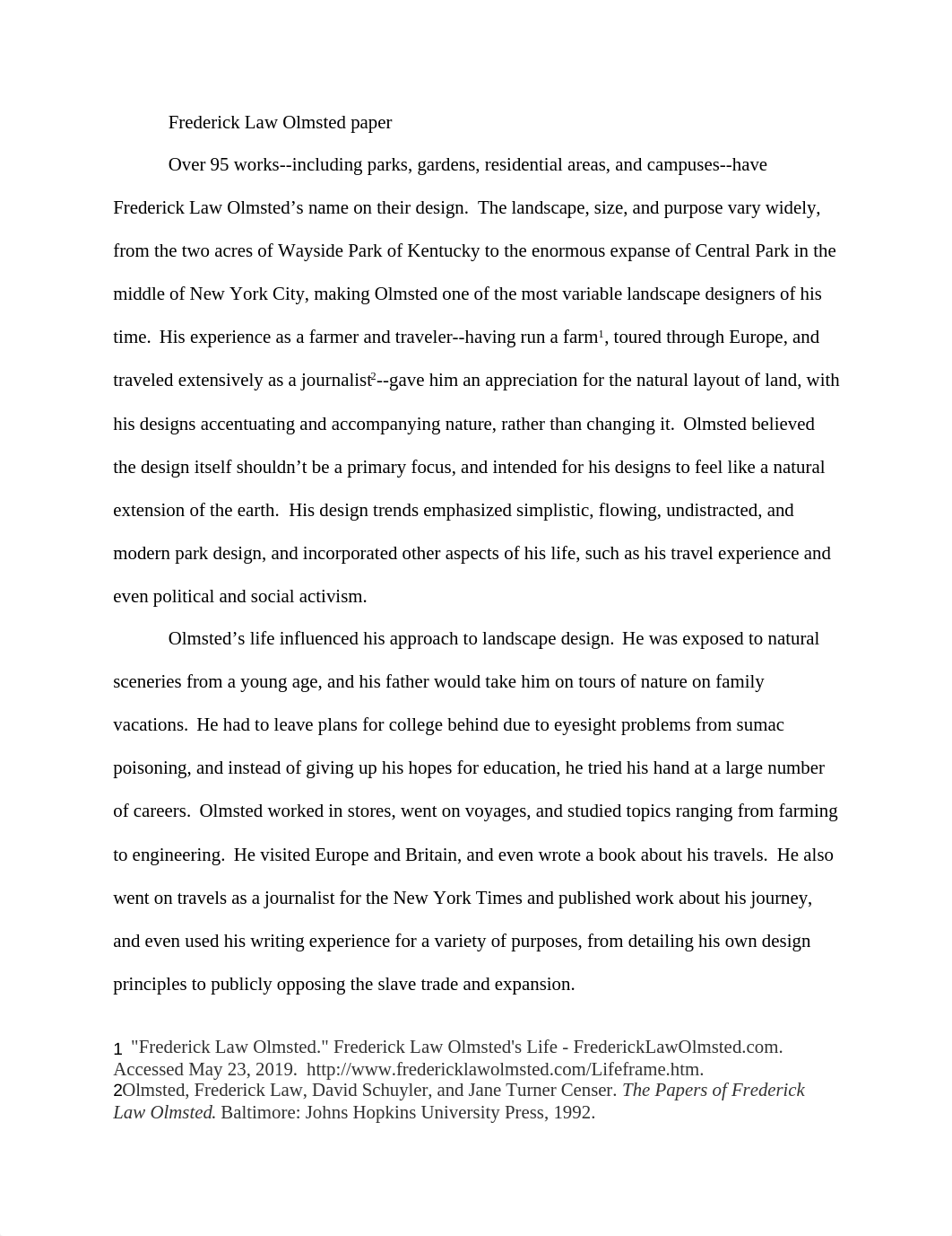 Frederick Law Olmsted paper.docx_d9bazulju7v_page1