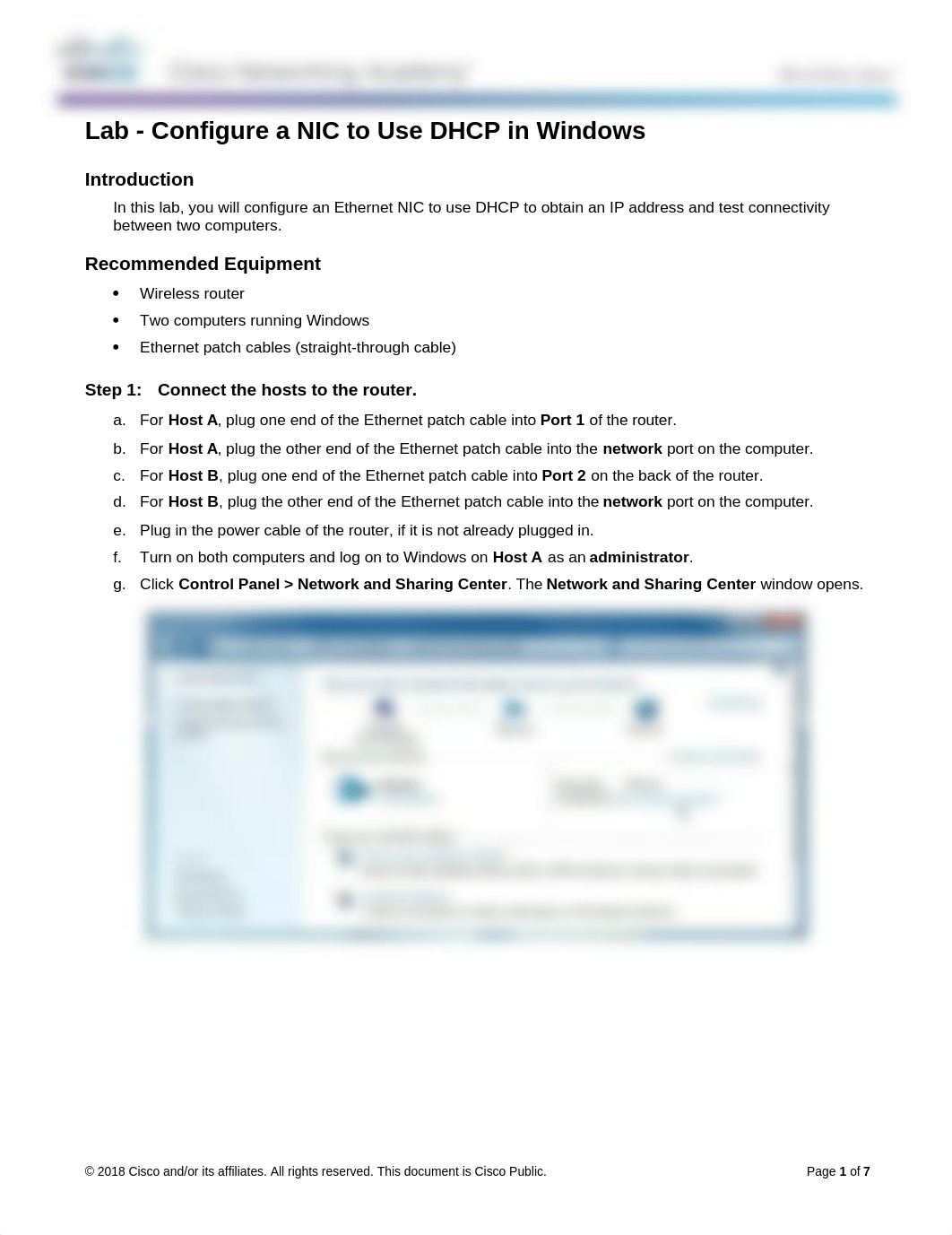 7.4.1.11 Lab - Configure a NIC to Use DHCP in Windows.docx_d9bk4fkbuq4_page1