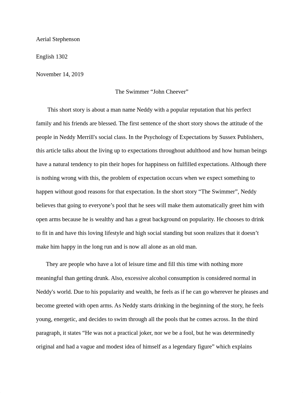 Final essay John Cheever the swimmer.docx_d9boy11117u_page1