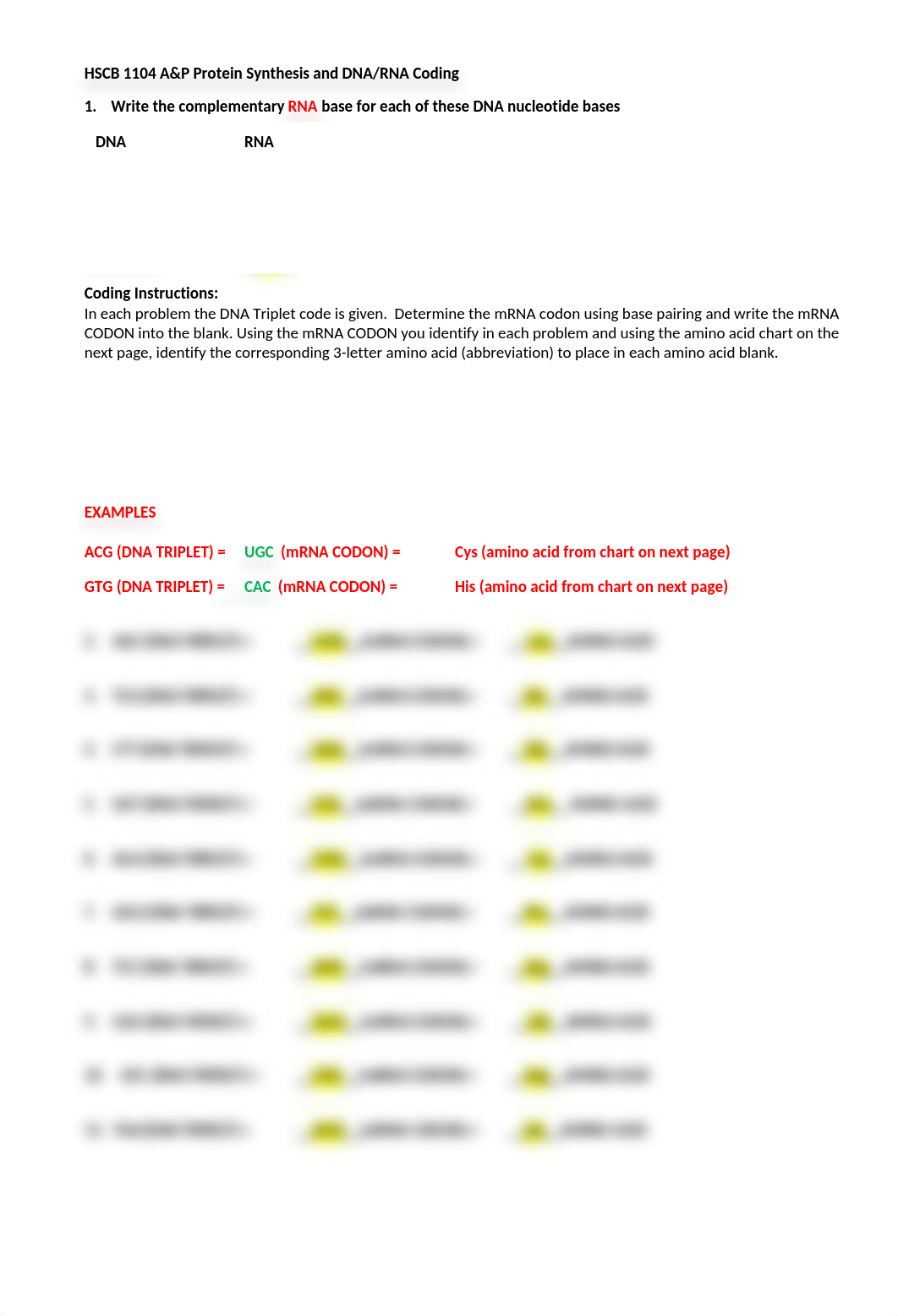 Chapter 3 DNA RNA Coding Worksheet.docx_d9bpi4j3dpr_page1