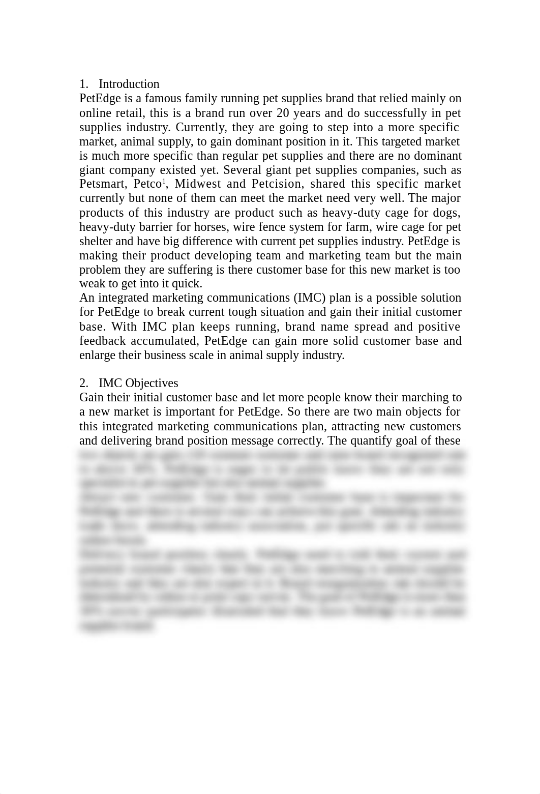 YingZhi Tan, D40467086, IMC plan of PetEdge to gain domination in animal supplies industry_d9bu6pqxxqr_page3