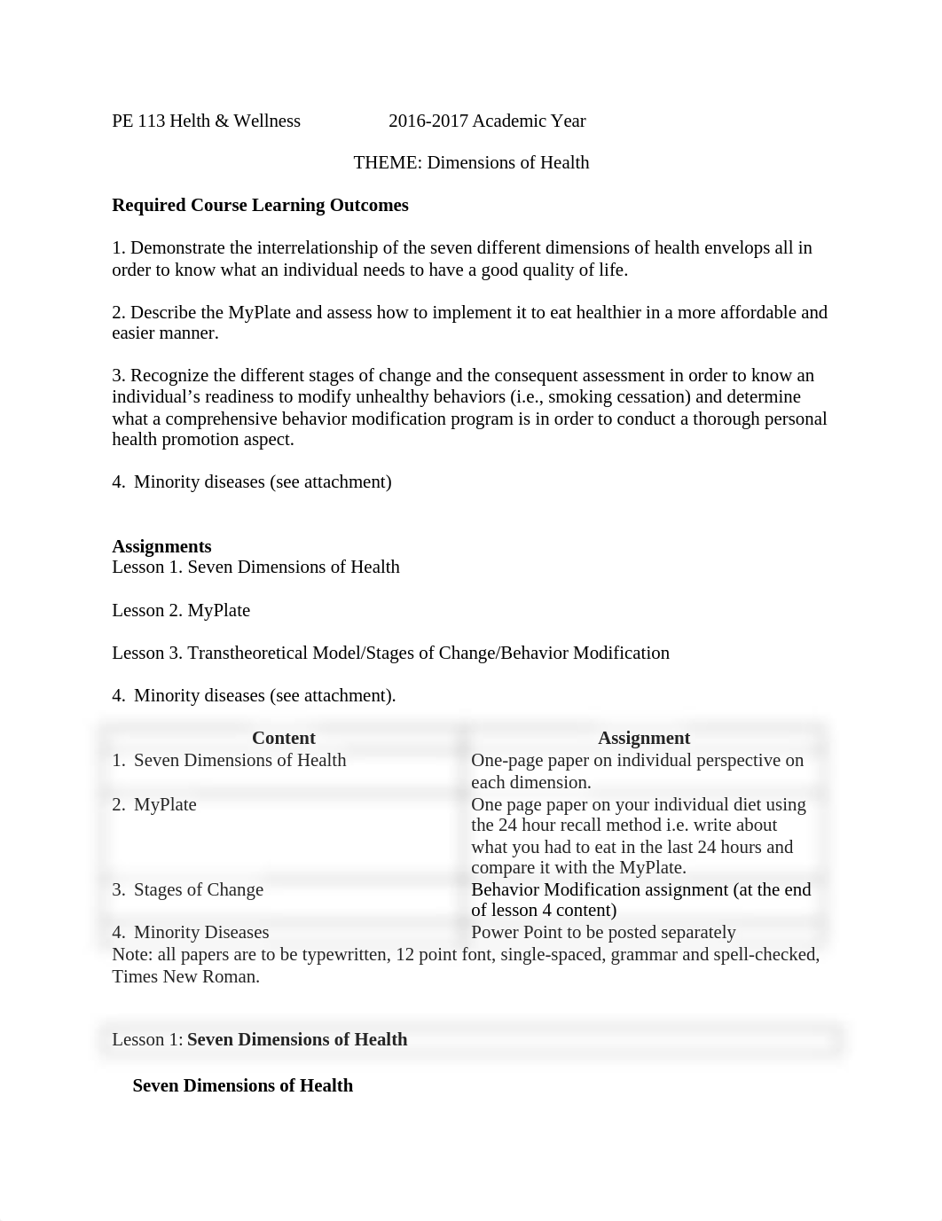 Health & Wellness Content Assignments _2017 & 2018 Academic Year.docx_d9c4p0kkqwg_page1