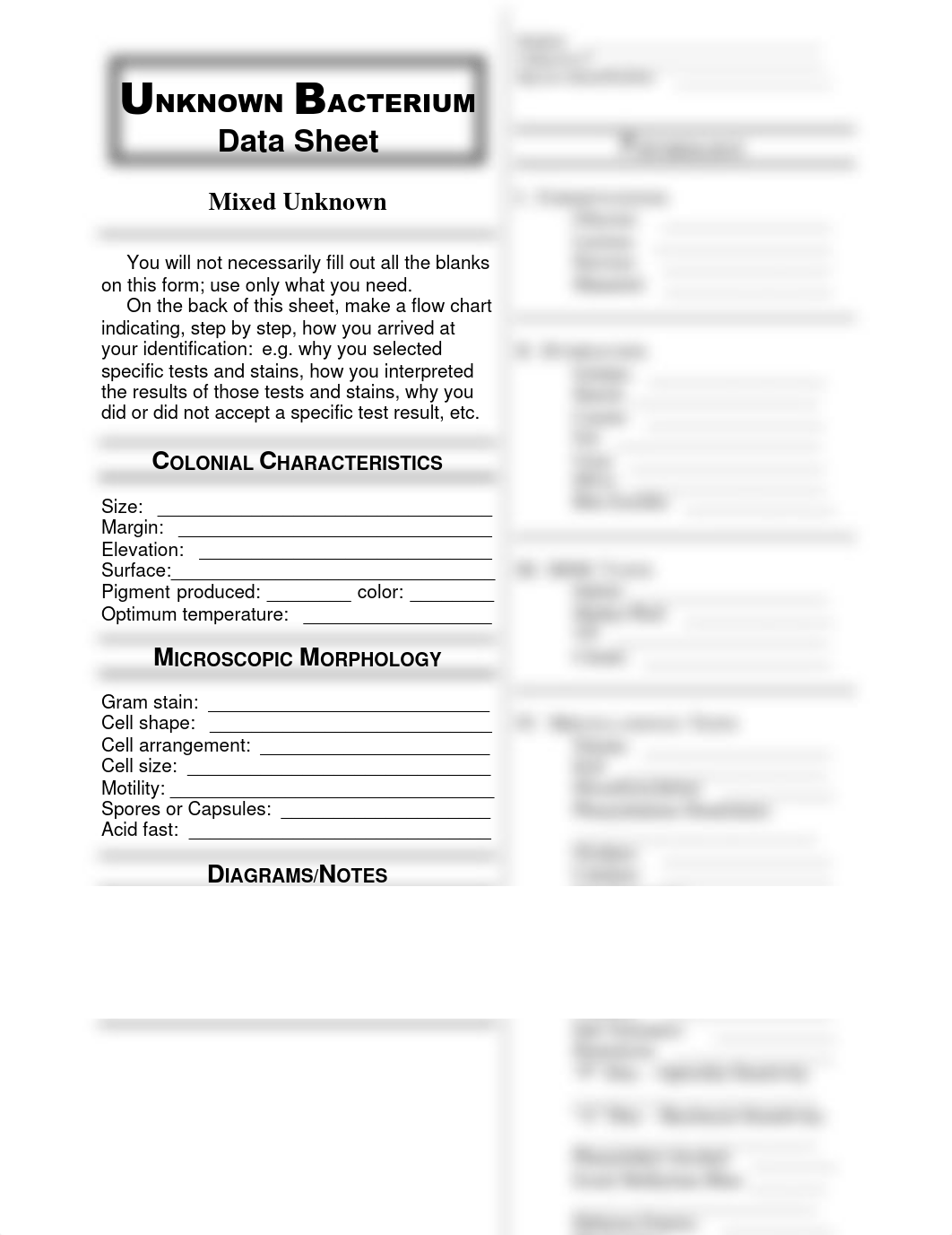 MIcrobiology- Mixed Unknown Data Sheet.pdf_d9c869toi62_page1