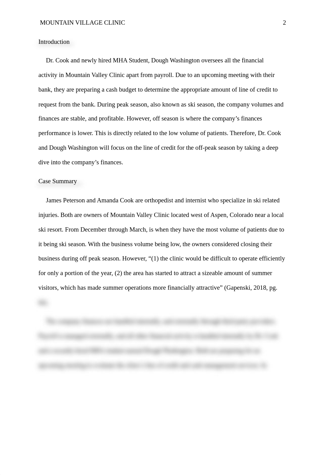 Assignment 8.2- Case Study 5 Case 26 Mountain Village Clinic (Cash Budgeting).docx_d9cn5z3acnp_page2