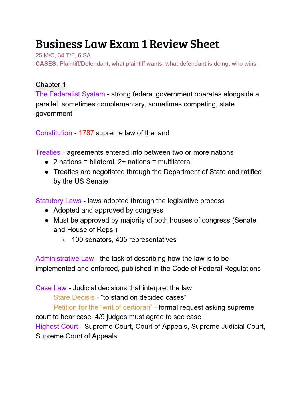 B Law Exam 1 Review Sheet (2).docx.pdf_d9cpqumiz07_page1