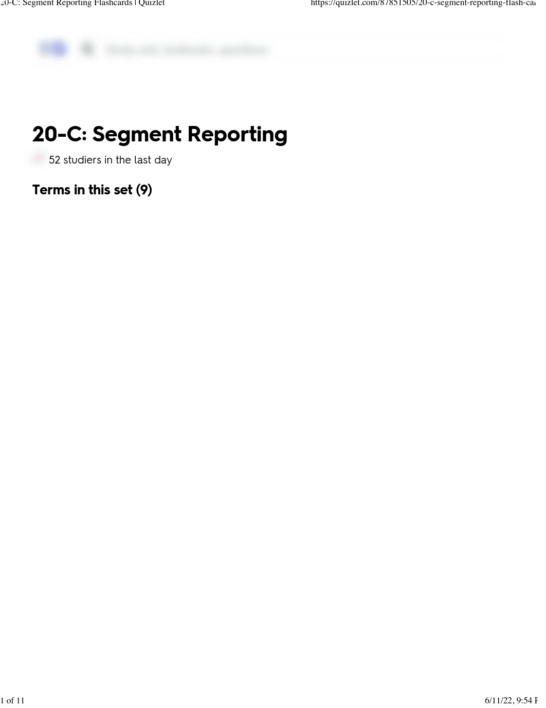 20-C Segment Reporting Flashcards | Quizlet.pdf_d9cry944ck6_page1