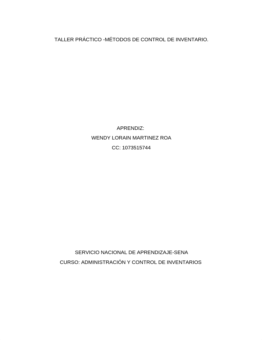 TALLER PRACTICO  METODOS DE CONTROL DE INVENTARIO WENDY.docx_d9ctllvz2ob_page1
