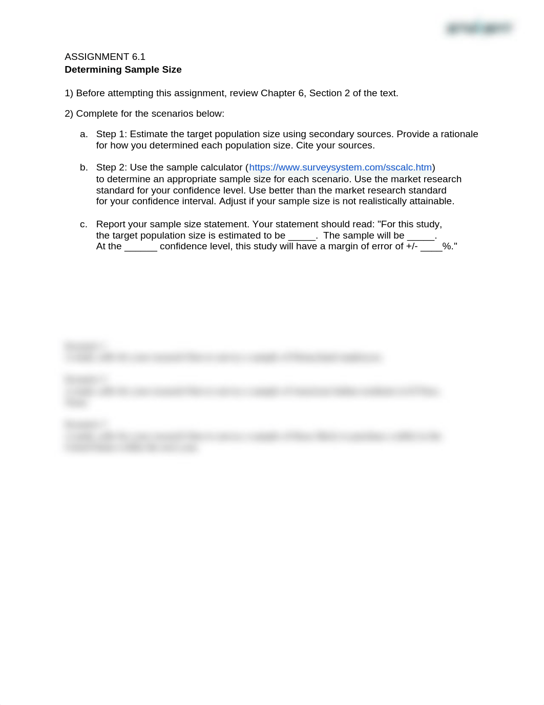 Assignment 6.1 Determining Sample Size_Student.docx_d9cx78r1298_page1