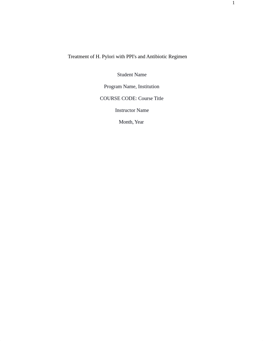 Treatment of H. Pylori with PPI's and Antibiotic Regimen.docx_d9d0o3qe00m_page1